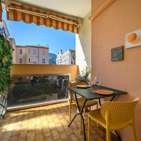 "Charmant Studio" Plein Centre, Calme, Terrasse Menton Luaran gambar